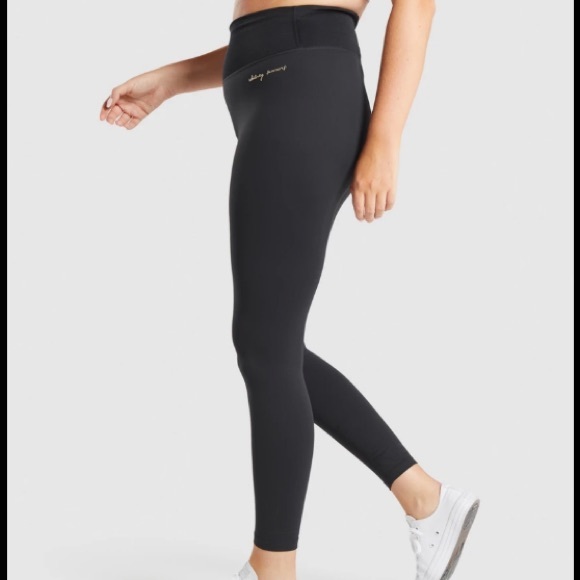 GYMSHARK High Waisted Whitney Rib Waist Leggings - Picture 2 of 9